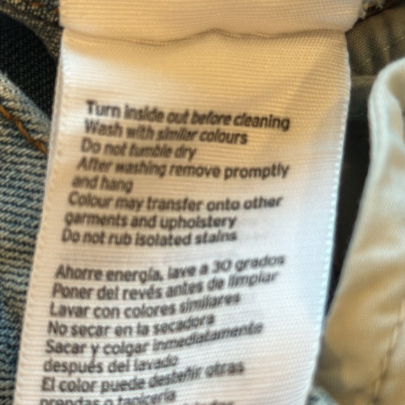 Topshop Moto Bird Embroidered Distressed Skinny Jeans Size 26 - Picture 13 of 14